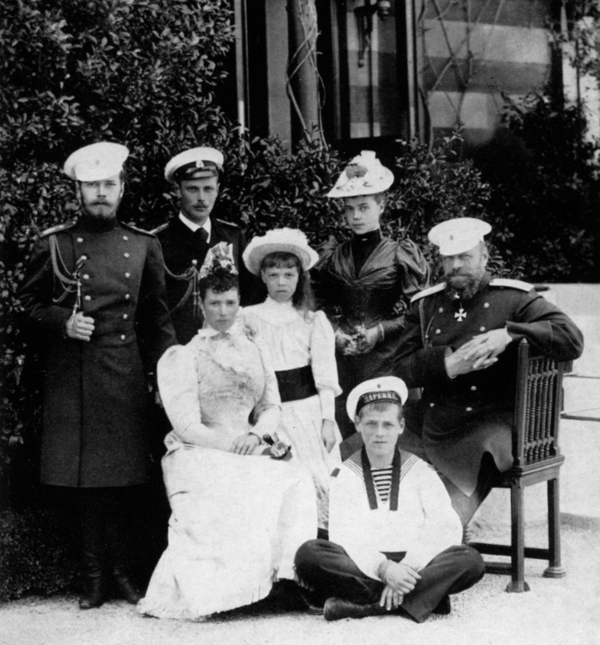 Den russiske keiserfamilien, c1894 1964 av Unbekannt
