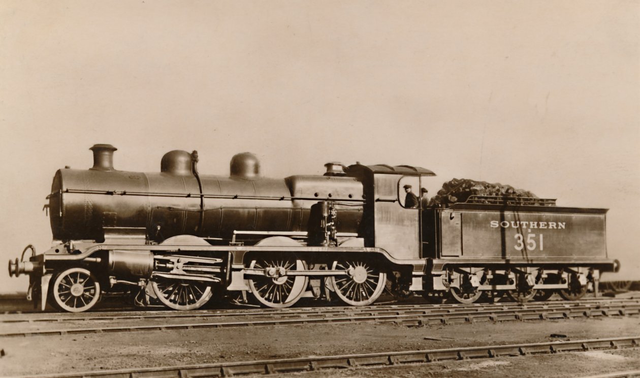 S.R. Mogul Type av blandet trafikklokomotiv, tidlig på 1900-tallet. av Unbekannt
