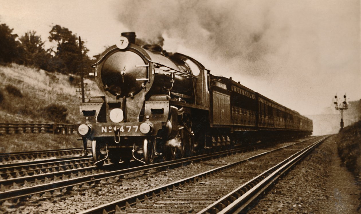 S.R. West of England Express Passing Earlsfield, tidlig på 1900-tallet. av Unbekannt