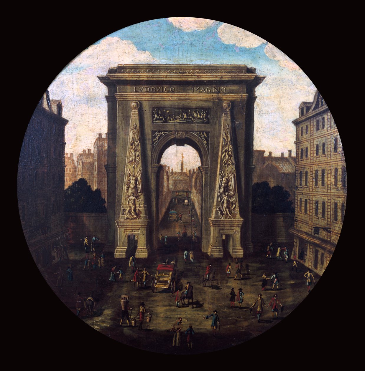 Saint-Denis-porten, Paris, 1600-tallet av Unbekannt