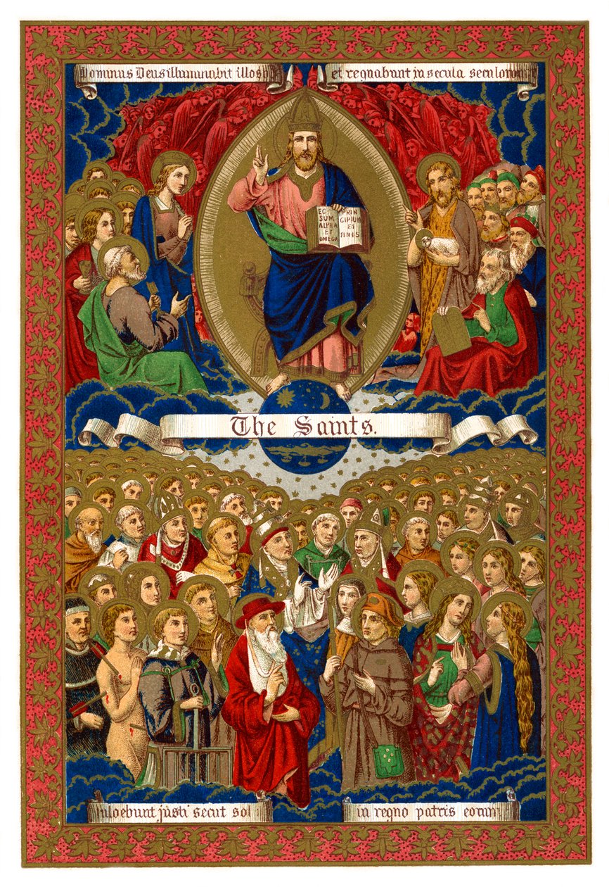 De hellige, 1886 av Unbekannt