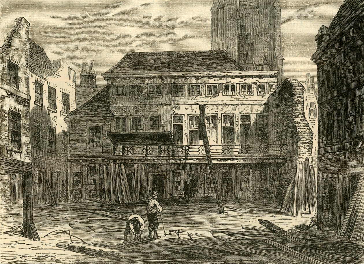 The Saracens Head, Snow Hill, c1872. av Unbekannt