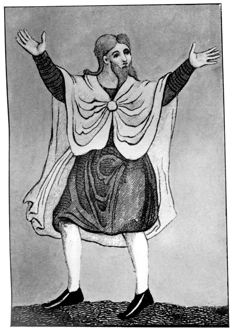 Den saksiske mantelen, 1910 av Unbekannt