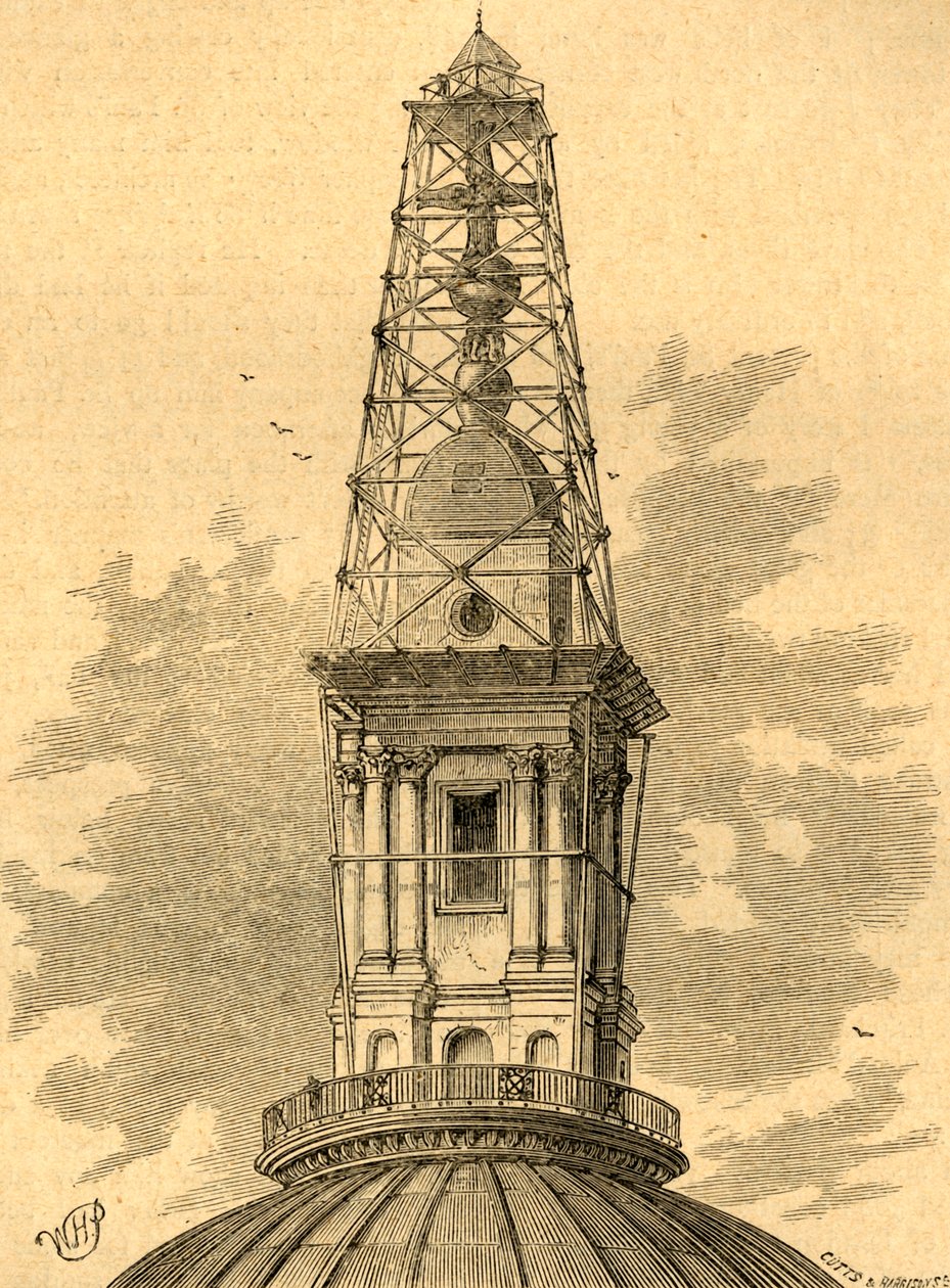 Stillaset og observatoriet på St. Pauls i 1848, 1897. av Unbekannt
