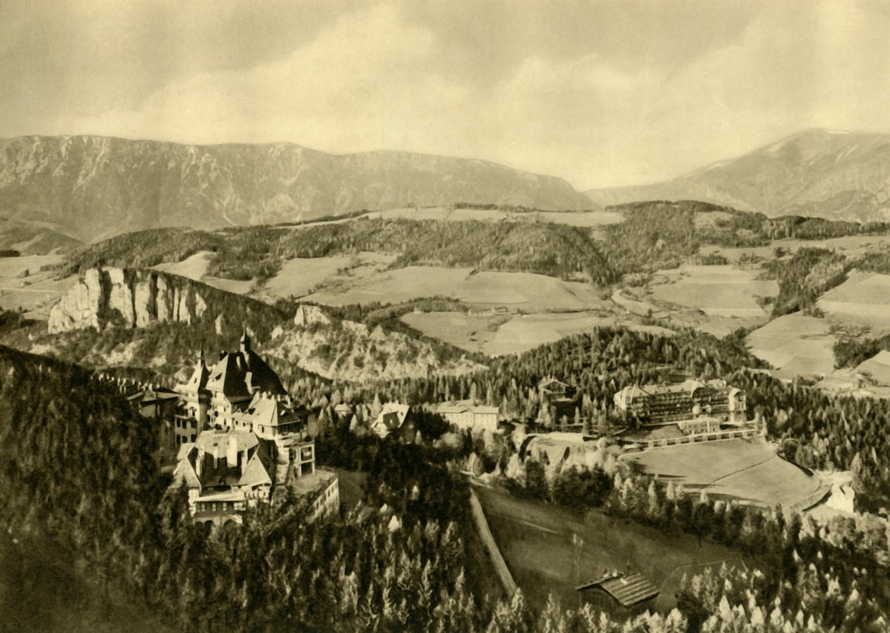 Schneeberg og Rax-fjellkjeden, Semmering, Niederösterreich, c1935. av Unbekannt