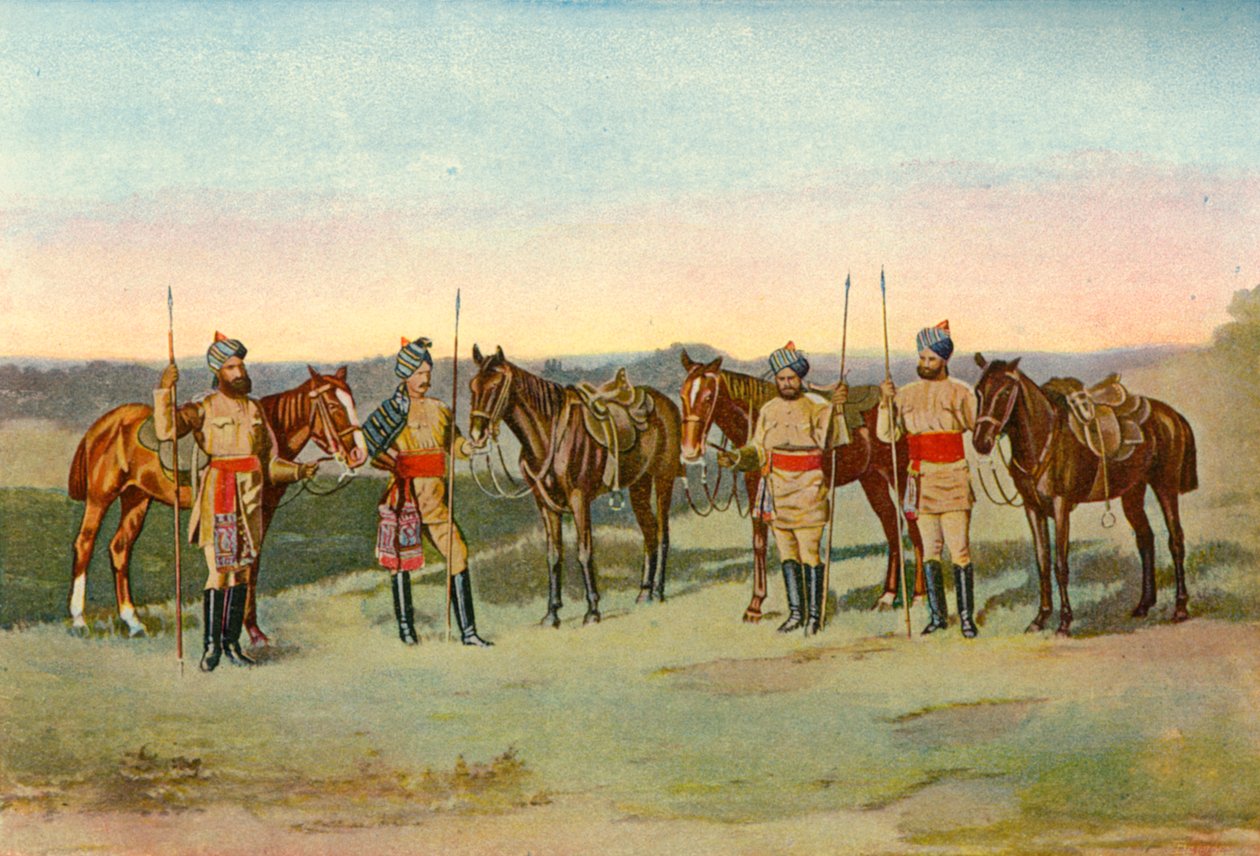 The Second Bengal Lancers, 1901. av Unbekannt