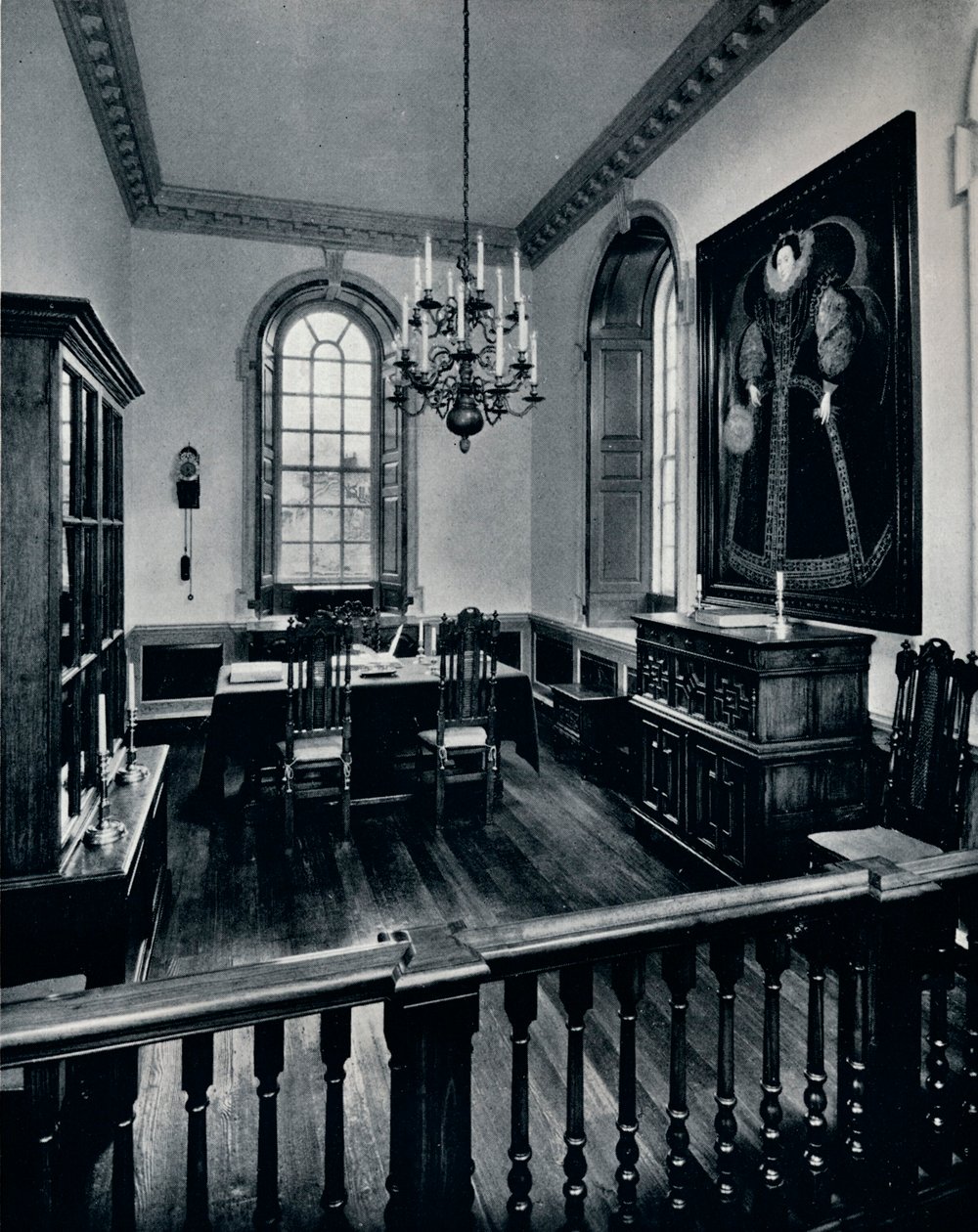 Sekretærkontoret ved Capitol, i fløyen viet til generell domstol og råd, c1938 av Unbekannt