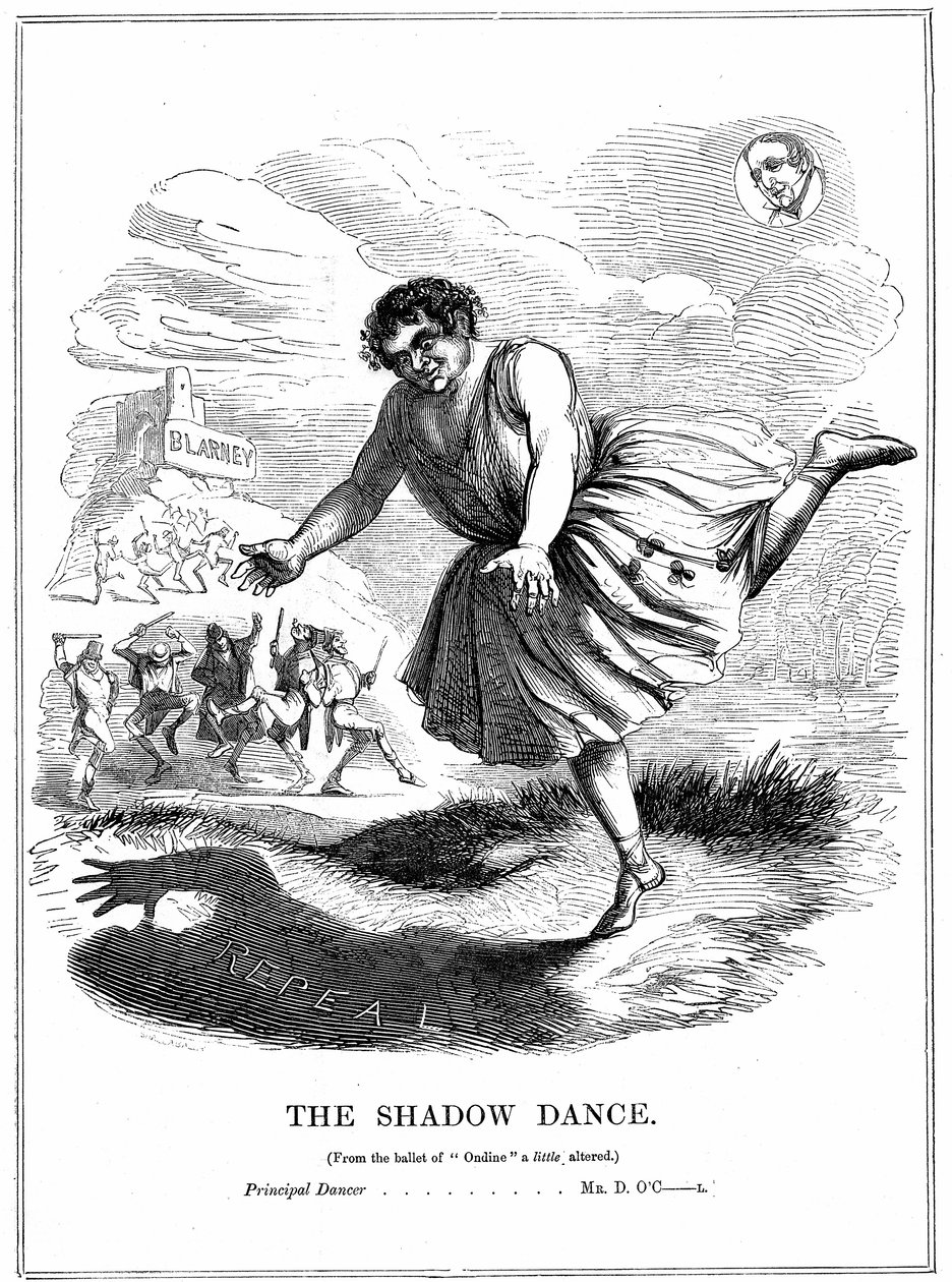 Skyggedansen, 1843 av Unbekannt