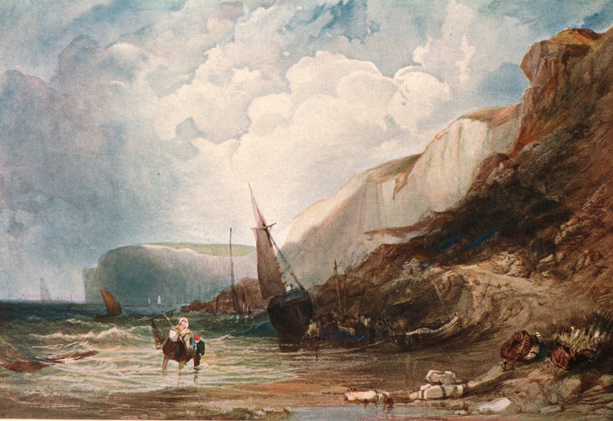 The Shrimpers, ca 1900. av Unbekannt