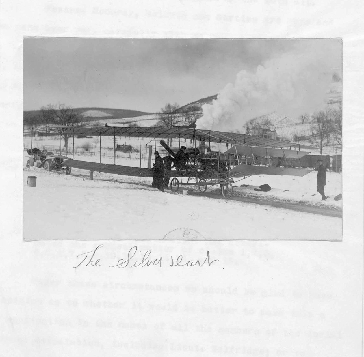 Silver Dart AEA Drome nr. 4 av Alexander Graham Bell, 1908 av Unbekannt