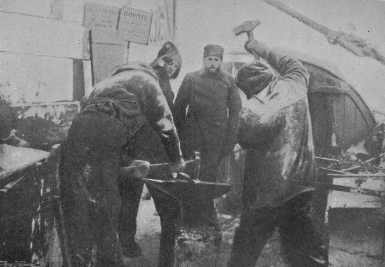 Smien om bord i Fram, 1897 av Unbekannt