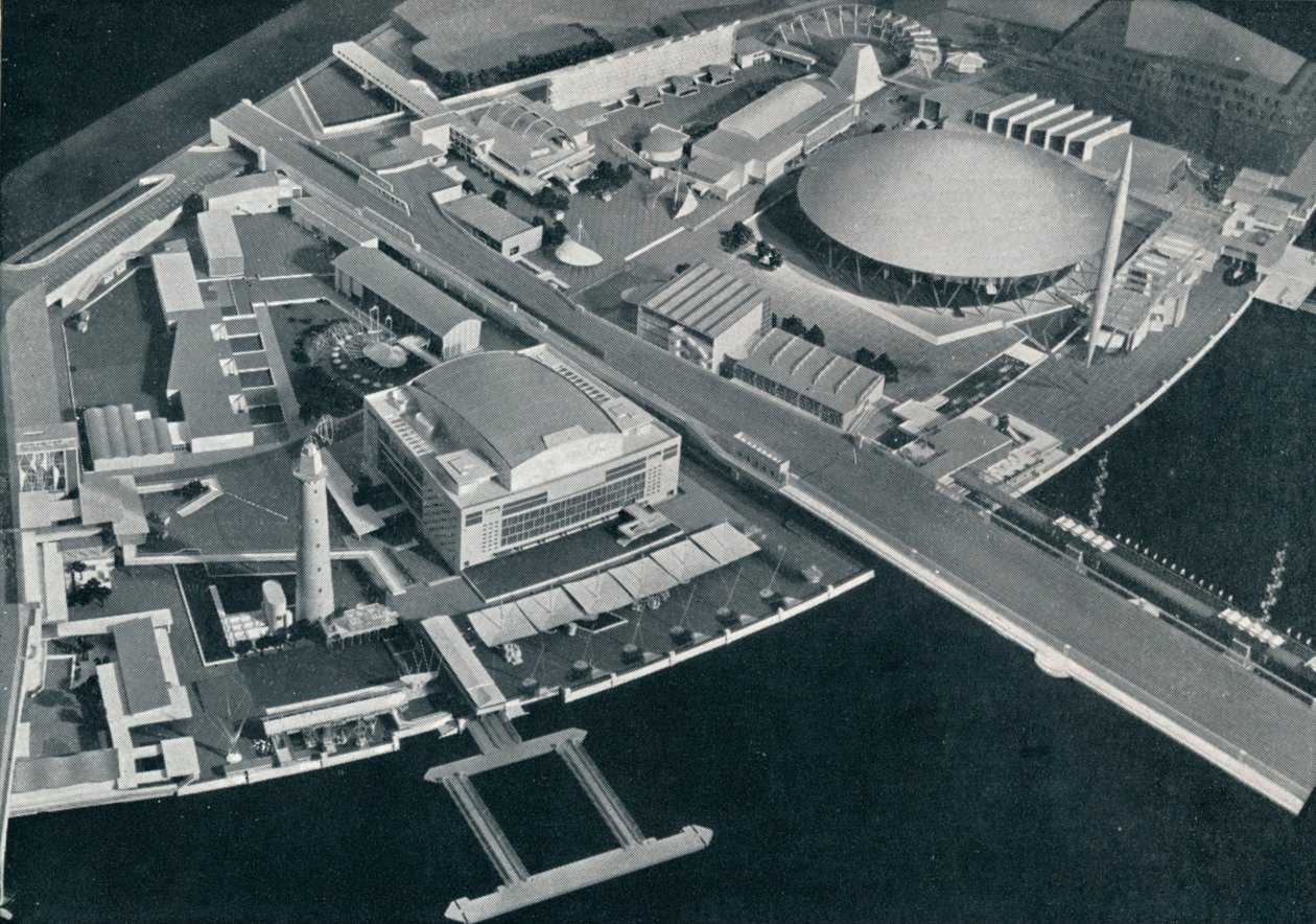 The South Bank Site, 1951 av Unbekannt