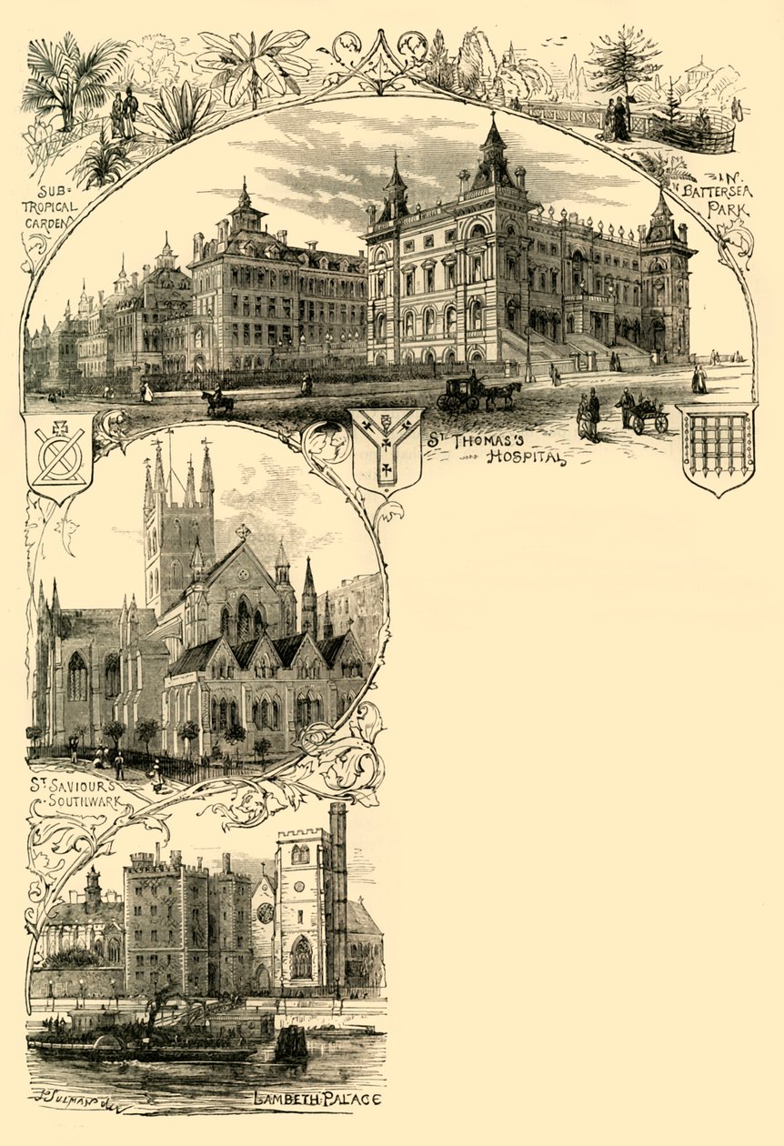The Southern Suburbs, c1878. av Unbekannt
