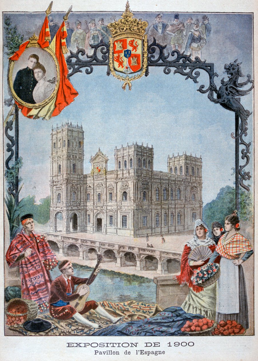 Den spanske paviljongen på verdensutstillingen i 1900, Paris, 1900 av Unbekannt