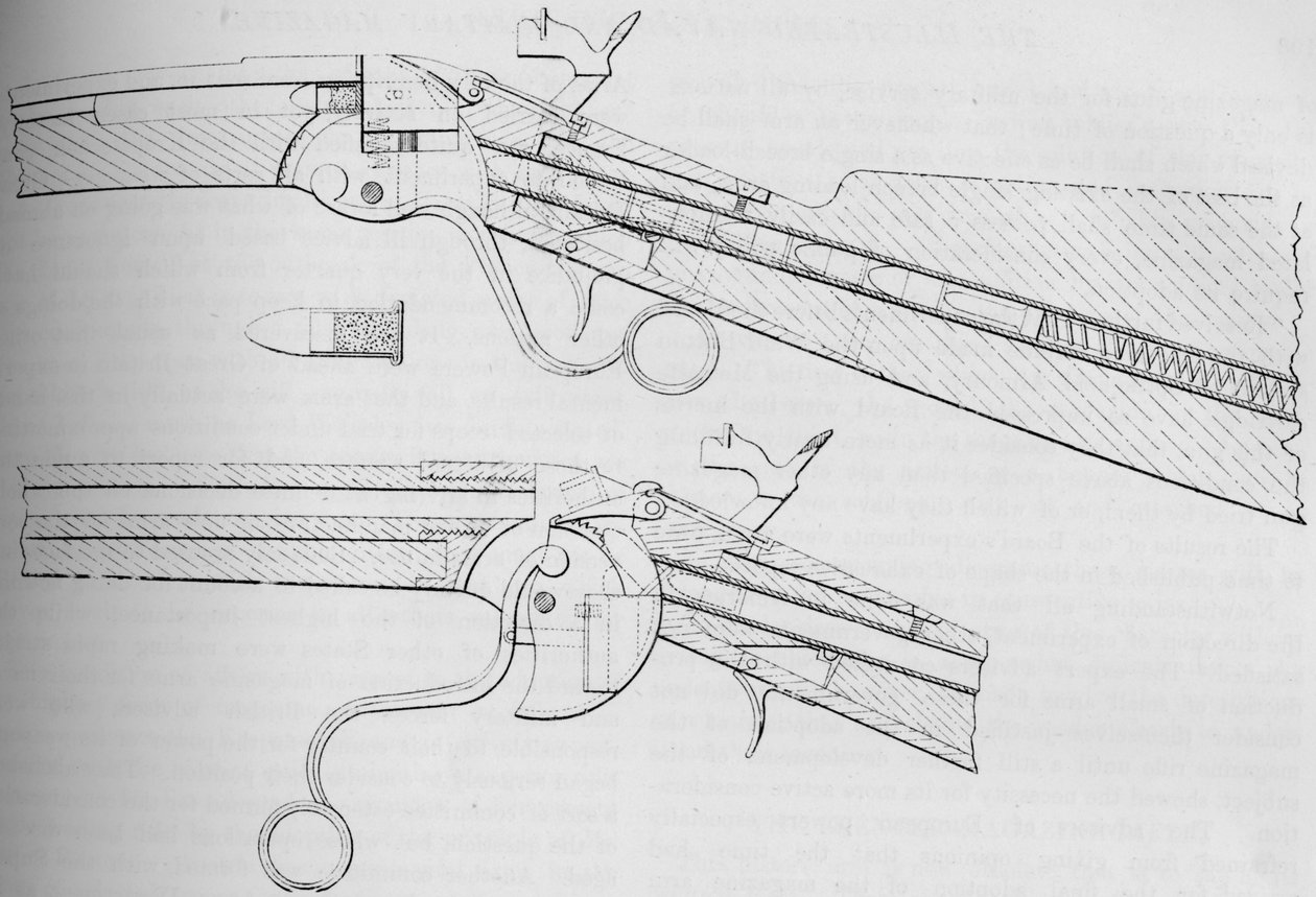 Spencer Magazine Gun brukt i den amerikanske borgerkrigen, 1884 av Unbekannt