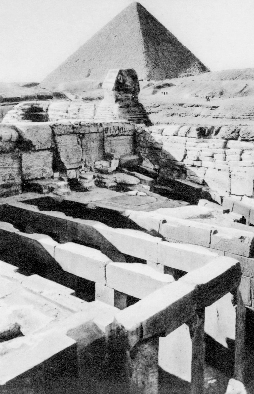 Sfinxtempelet, Kairo, Egypt, ca 1920-tallet av Unbekannt