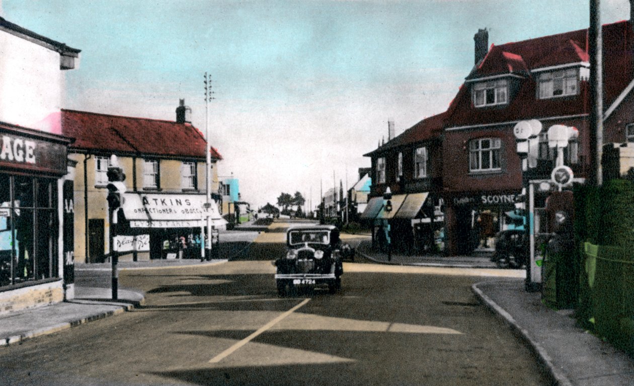 The Square, Braunton, Devon, tidlig på 1900-tallet av Unbekannt