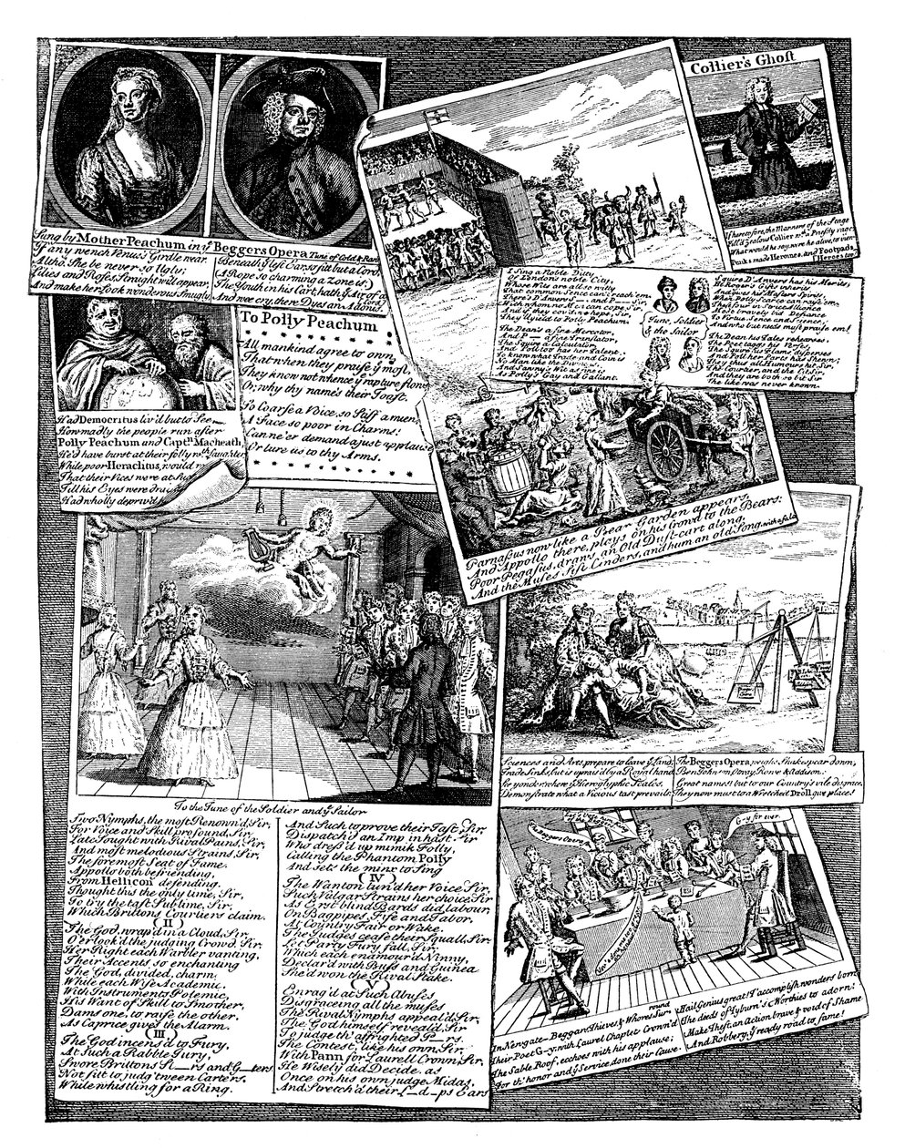 The Stage Medley, 1700-tallet av Unbekannt