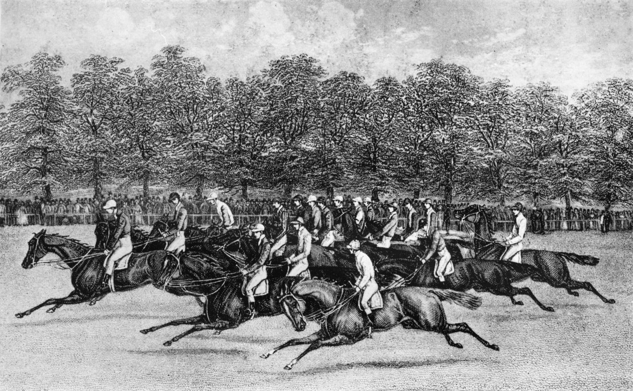 Starten for St. Leger, 1851, 1911 av Unbekannt