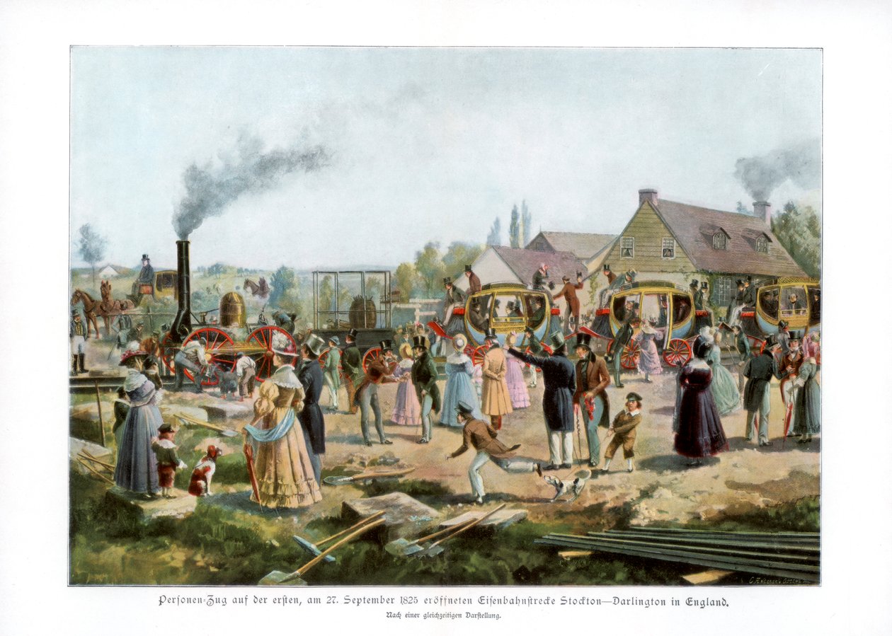 Stockton & Darlington Railway, 1825 1900 av Unbekannt