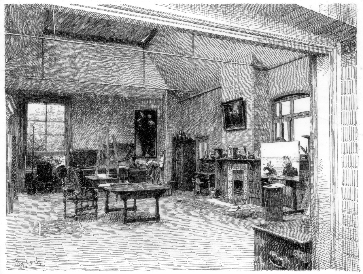 The Studio, East, c1880-1882 av Unbekannt