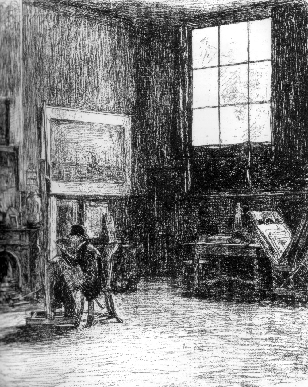 The Studio North, c1880-1882 av Unbekannt
