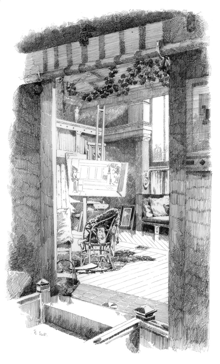 Studioet, c1880-1882 av Unbekannt