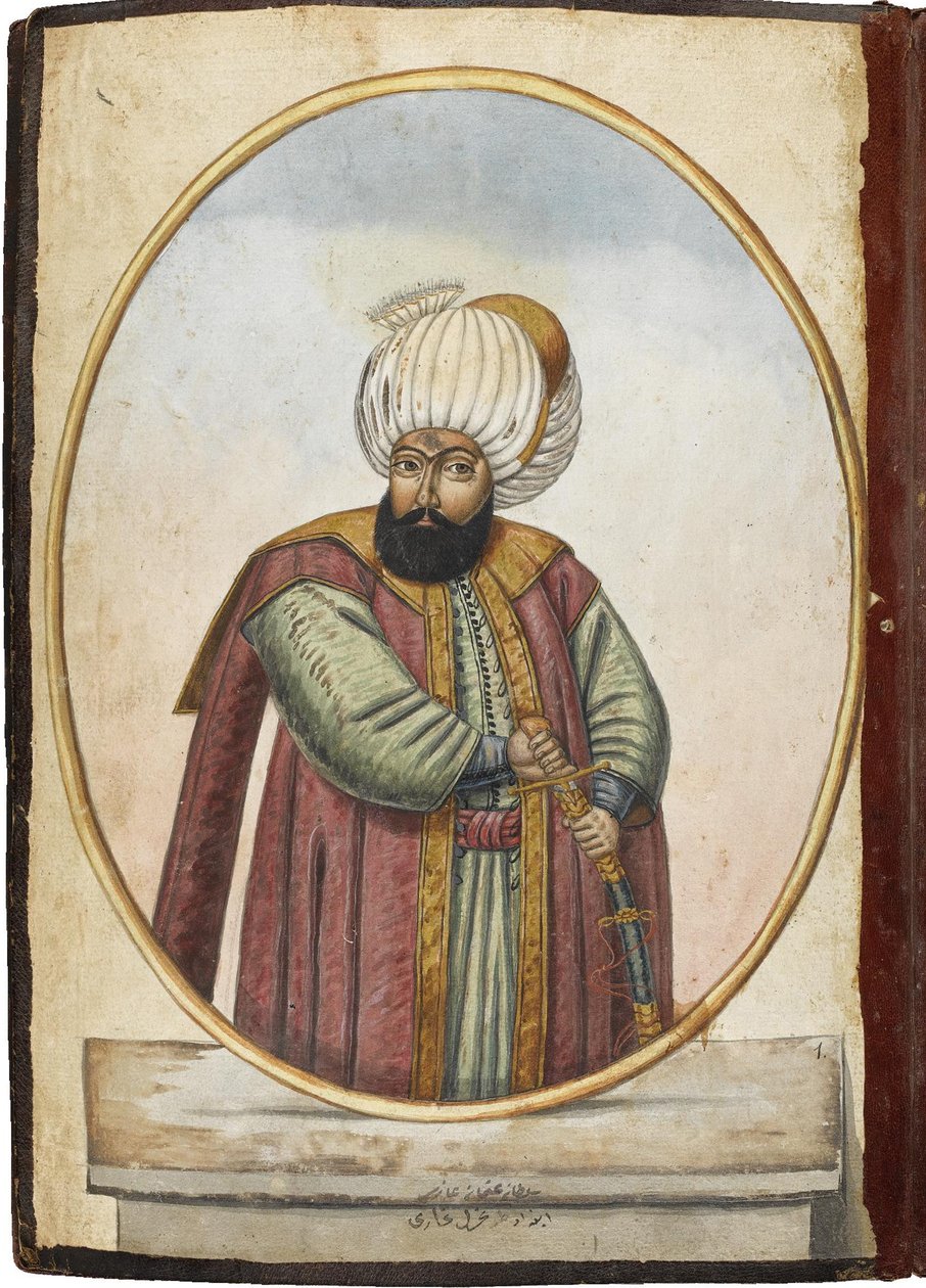 Sultanen Osman I, tidlig på 1800-tallet av Unbekannt