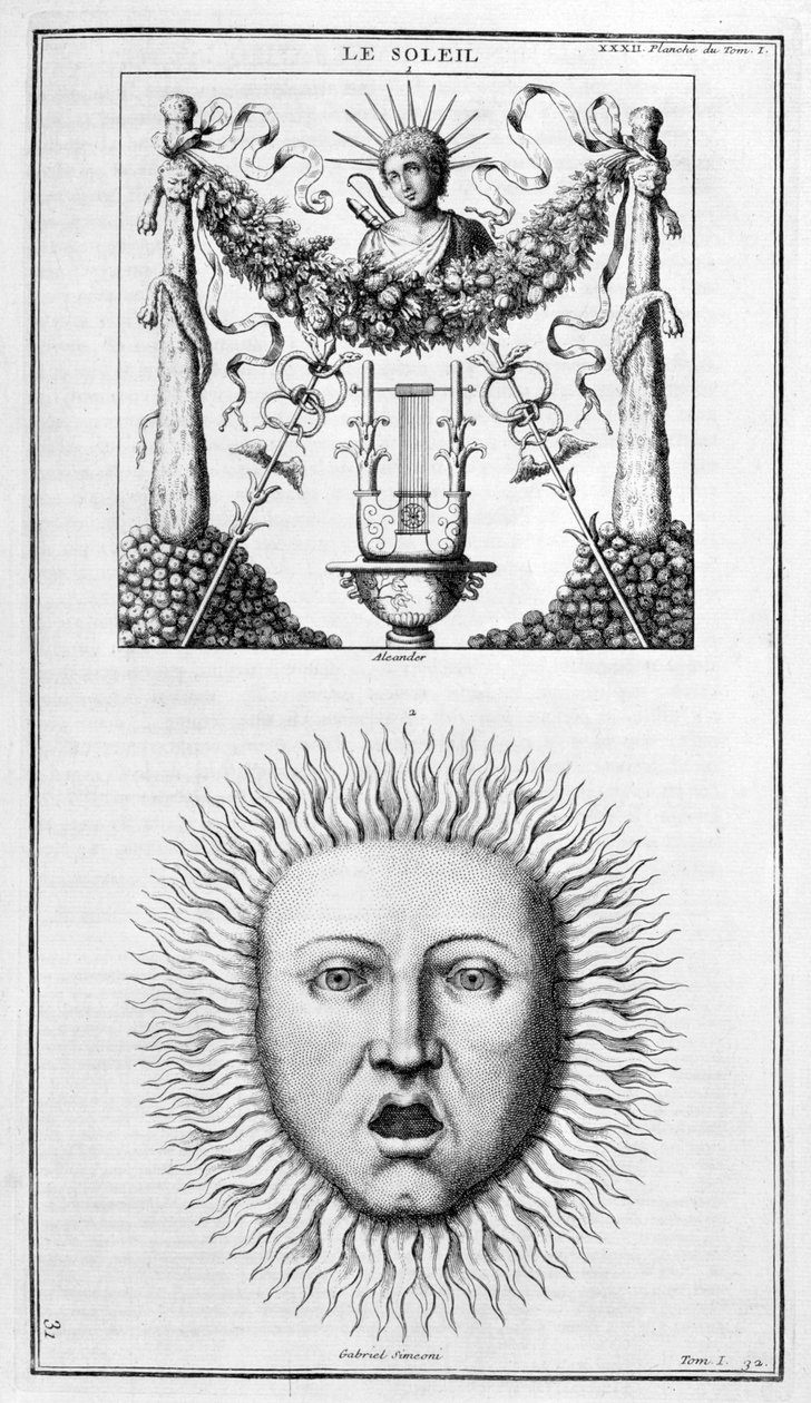 Solen, 1757 av Unbekannt