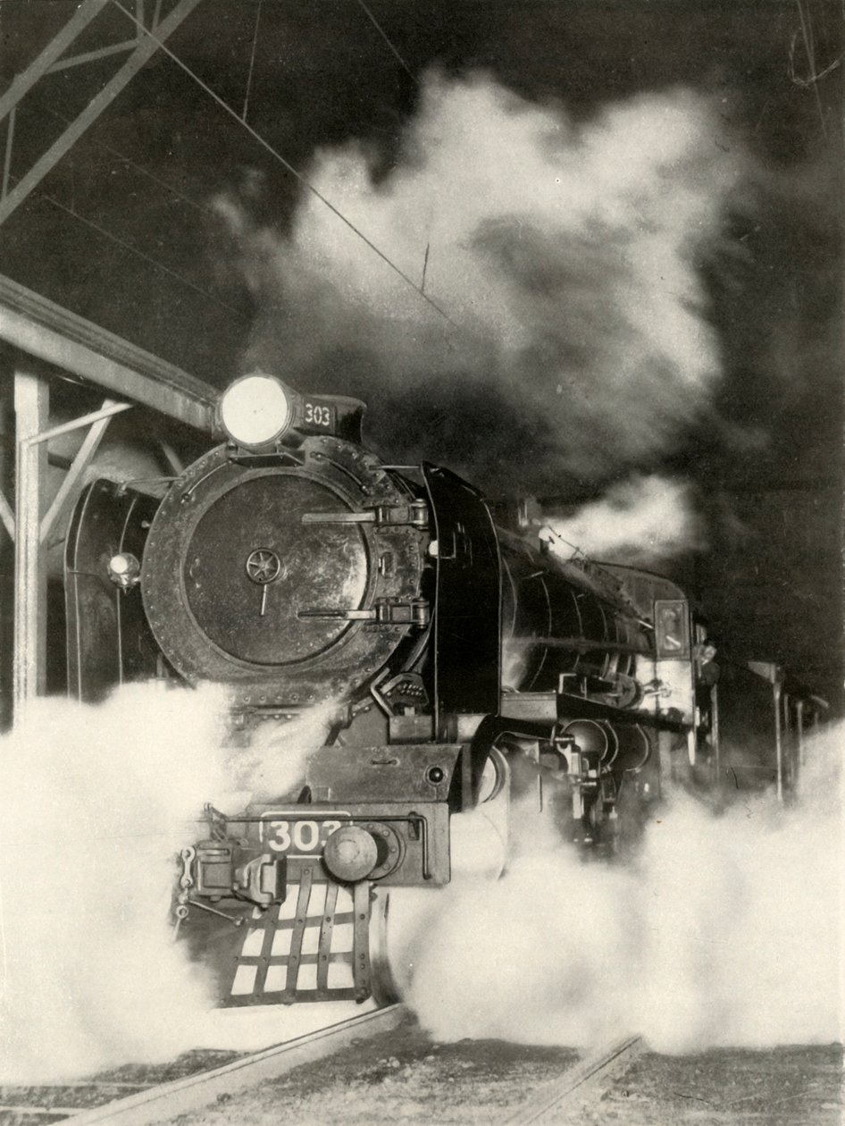 The Sydney Limited forlater Spencer Street Station, Melbourne, kl. 18.00, 1935-36. av Unbekannt