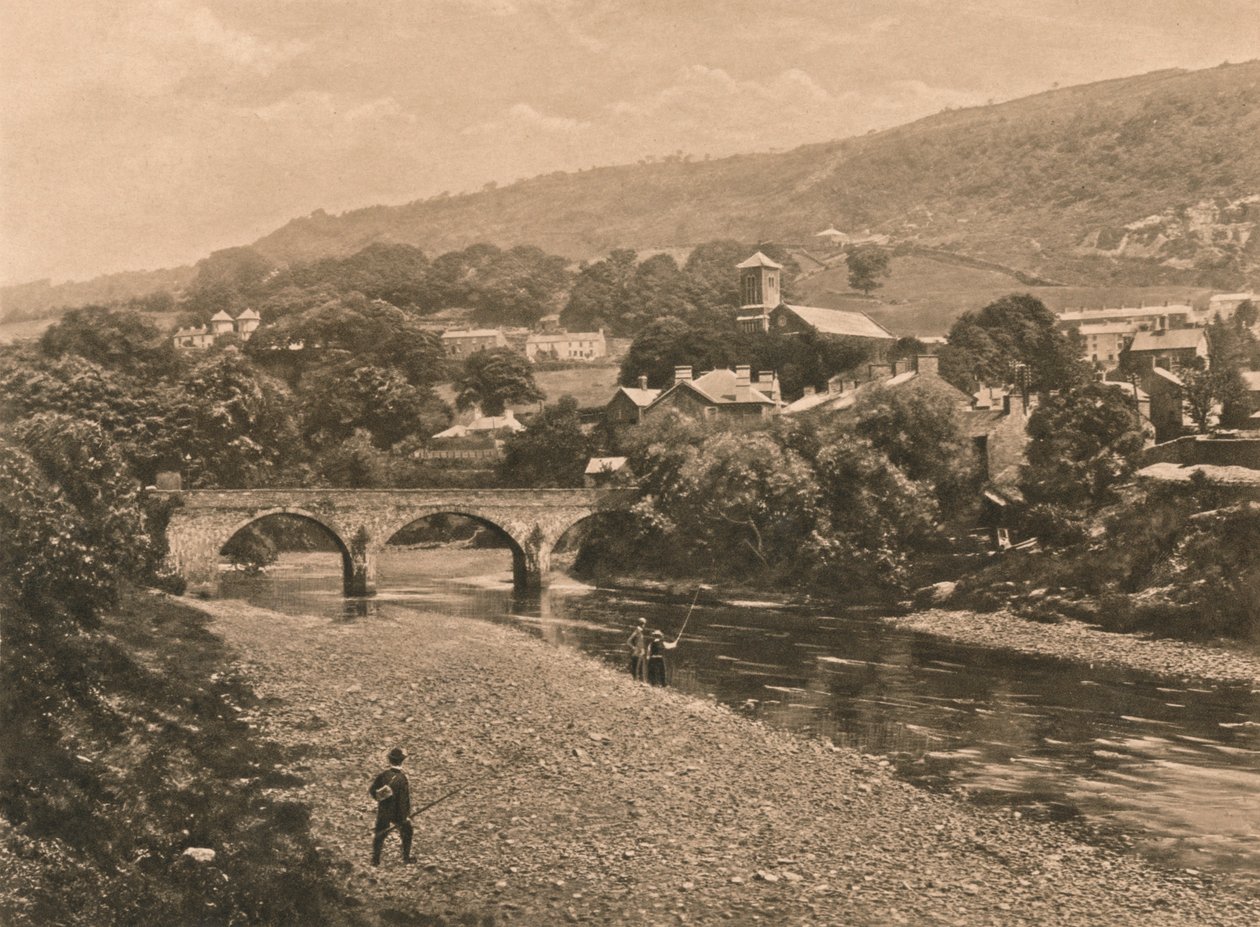The Taff at Treforest, nær Pontypridd, 1902 av Unbekannt