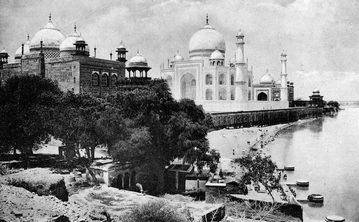 Taj Mahal, Agra, 1900-tallet av Unbekannt