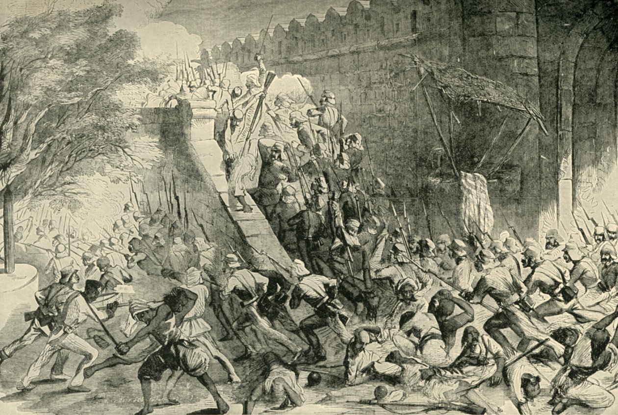 Inntaket av Kashmir-porten, 1901. av Unbekannt