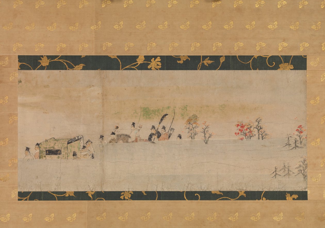 Sumiyoshi Sumiyoshi Monogatari Picture Scroll, 13th Line Tsury. av Unbekannt