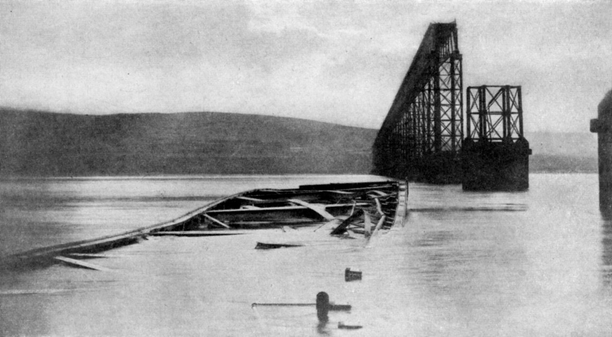 Tay Bridge-katastrofen, Skottland, 28. desember 1879 1951 av Unbekannt