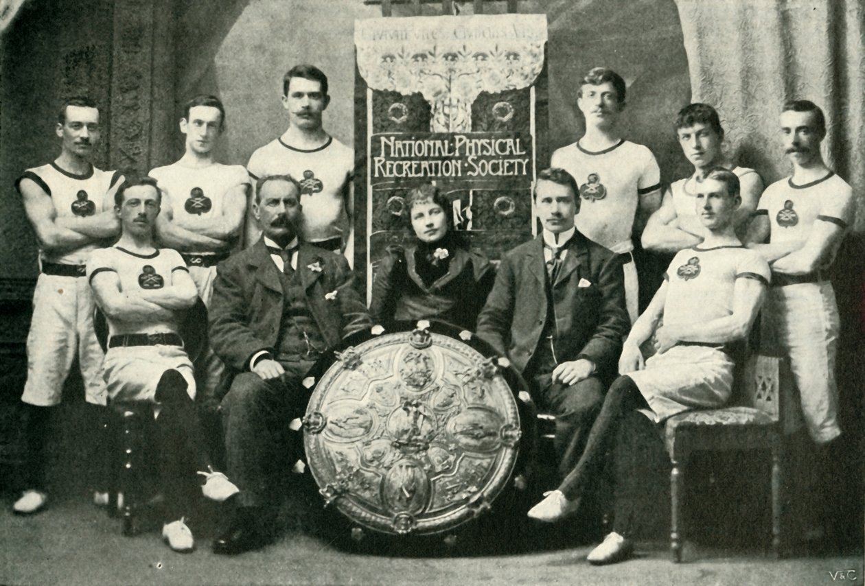 Teamet til Aberdeen Gymnasts, vinnere av N.P.R.S. Challenge Shield, 1902. av Unbekannt