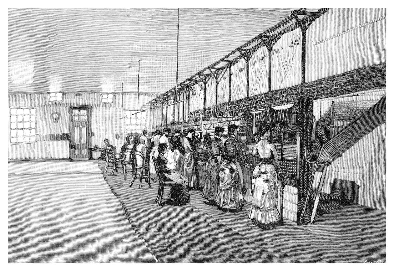 Telefonsentralen, Melbourne, Victoria, Australia, 1886 av Unbekannt