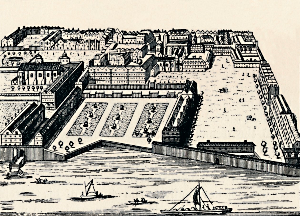 Templet fra Themsen, c1650, 1903 av Unbekannt