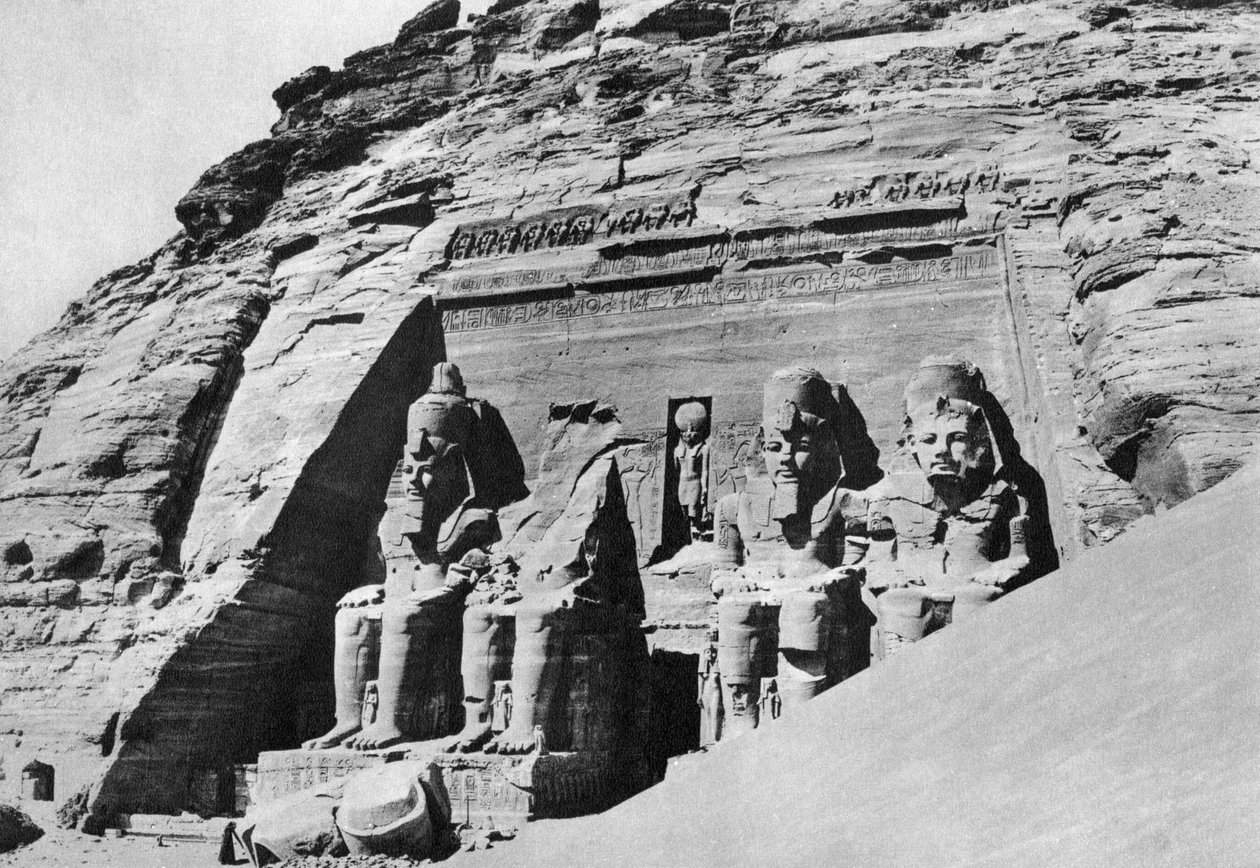 Templet til Abu Simbel, Egypt, 1936 av Unbekannt
