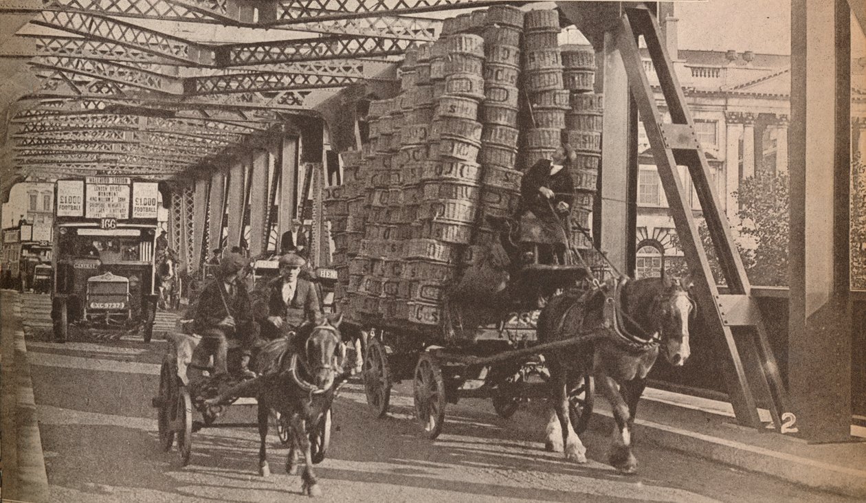 Den midlertidige broen, c1925, 1935 av Unbekannt