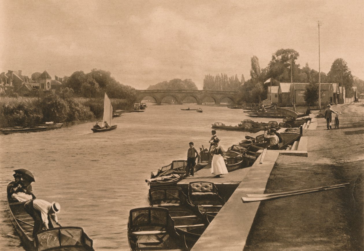 Themsen ved Maidenhead, 1902 av Unbekannt