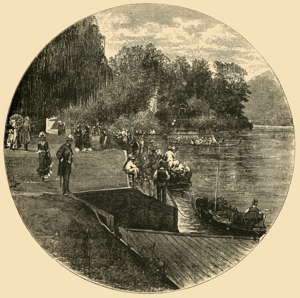 Themsen ved Ray Mead, 1898. av Unbekannt