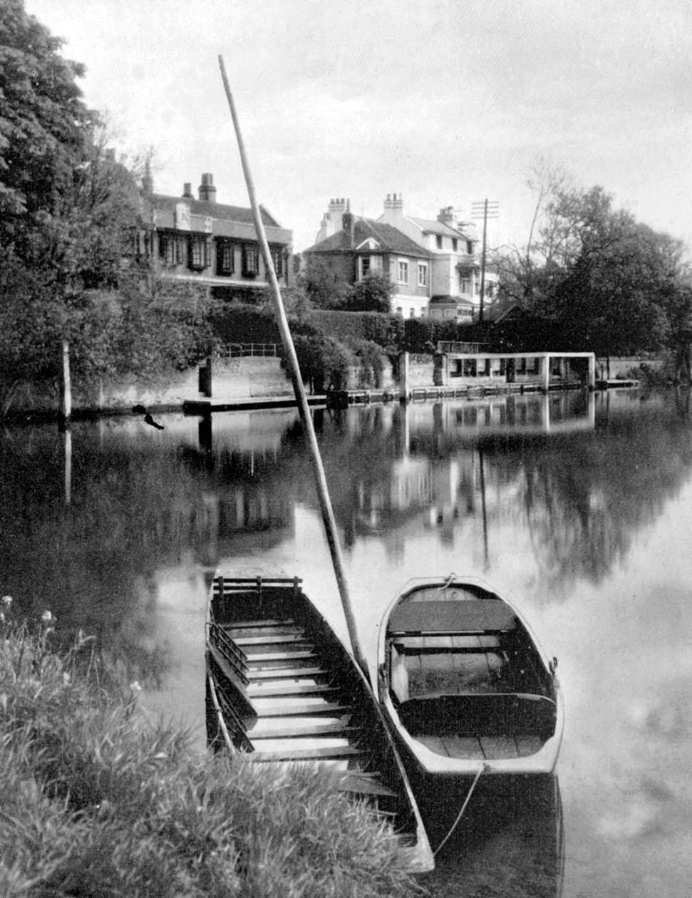 Themsen nær Weybridge, Surrey, England, 1924-1926 av Unbekannt