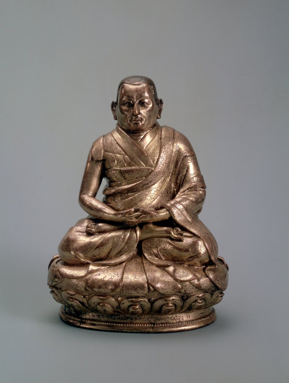 Den tredje Dalai Lama Sonam Gyatso 1543-1588, 1500-1700-tallet av Unbekannt