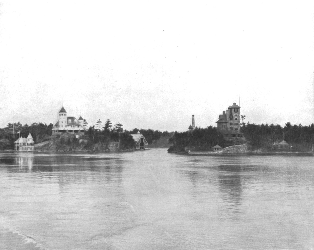 The Thousand Islands of the St Lawrence River, Canada, ca 1900. av Unbekannt