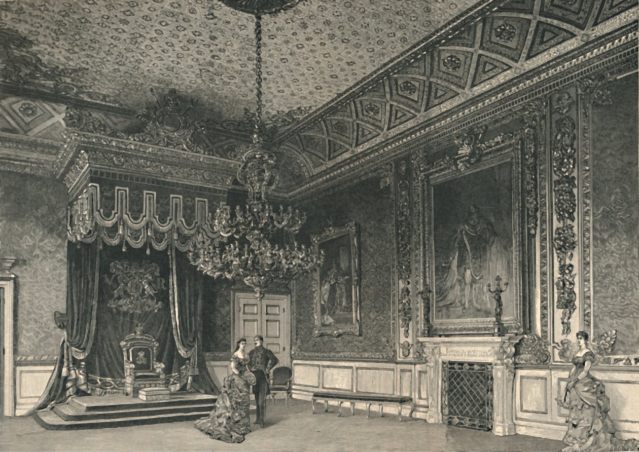 Tronerommet, 1886 av Unbekannt