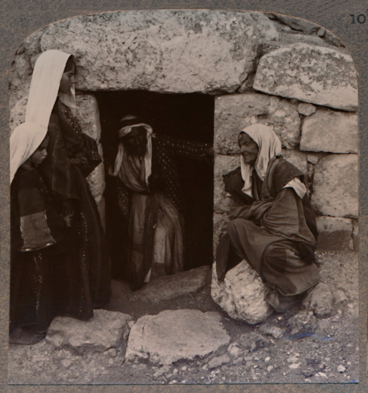 Lasarus grav, Betania, ca 1900 av Unbekannt