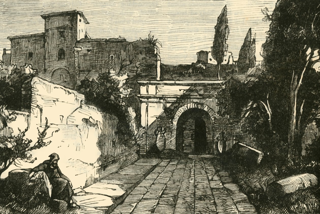 Scipios grav i Roma, 1890. av Unbekannt