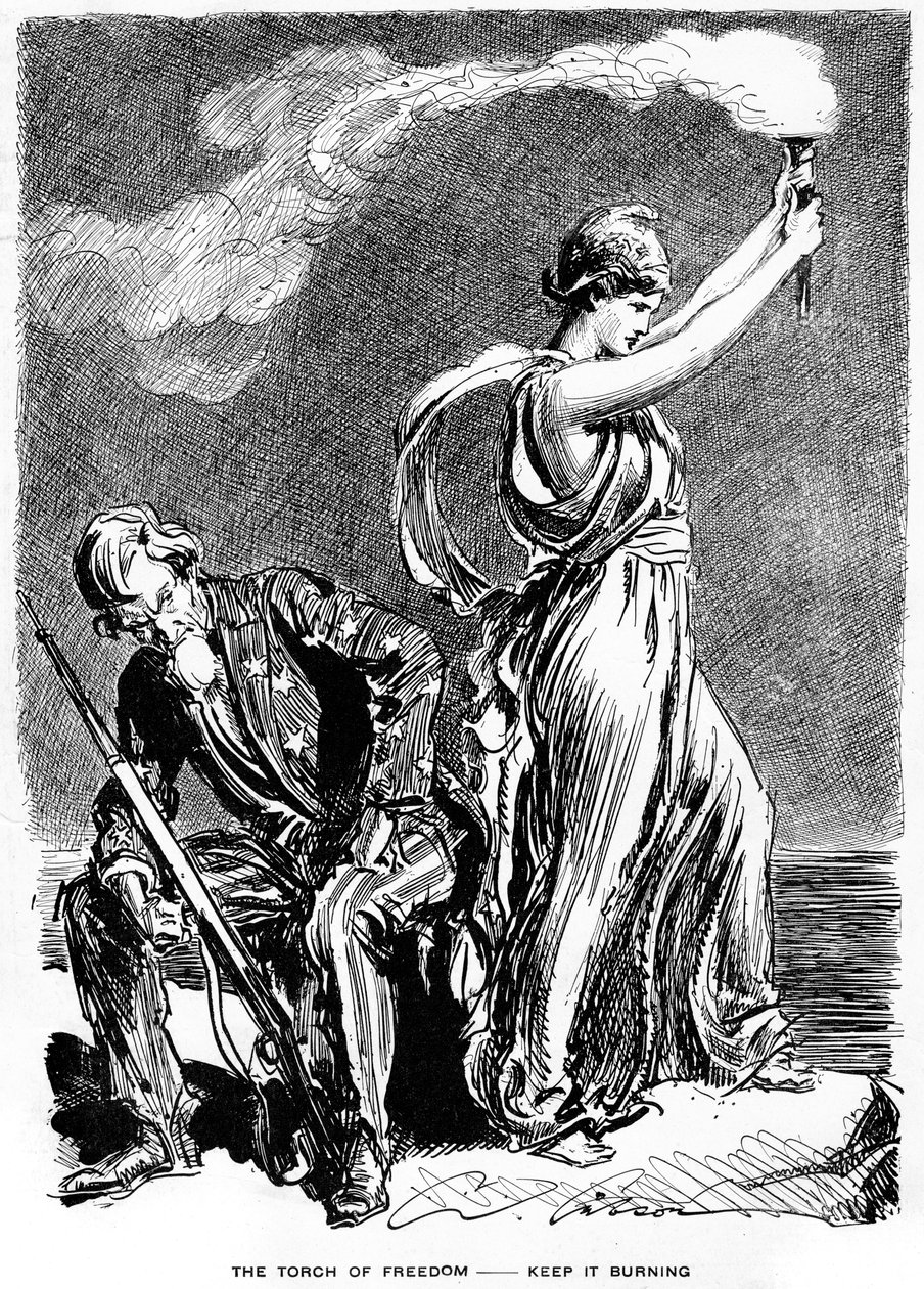 The Torch of Freedom, Keep it Burning, 1916 av Unbekannt
