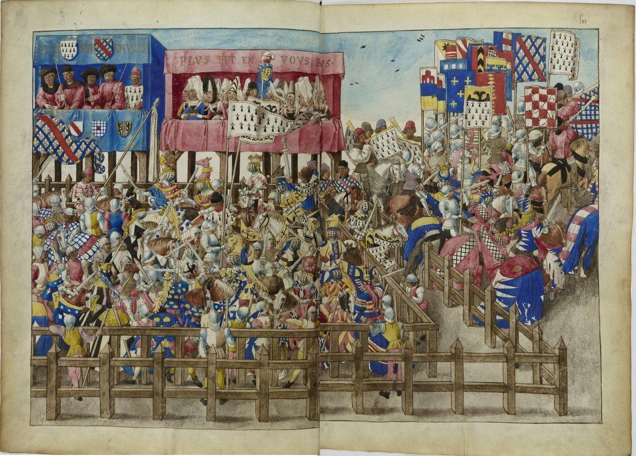 Turneringsboken til René dAnjou, ca 1447 av Unbekannt